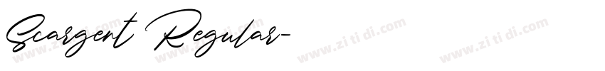 Scargent Regular字体转换 Scargent Regular字体转换